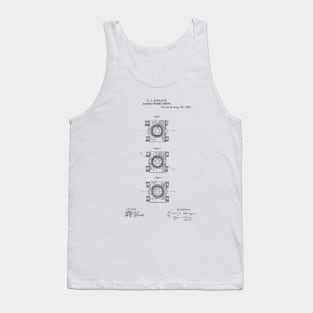 Electric Dynamic Motor Vintage Patent Hand Drawing Tank Top